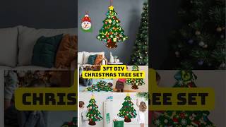 3ft DIY Lighted Felt Christmas Tree Set [upl. by Olive]