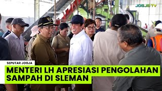 MENTERI LINGKUNGAN HIDUP APRESIASI PENGOLAHAN SAMPAH DI SLEMAN [upl. by Eleinad]