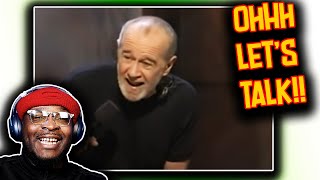 Oh Boy Here We Go  George Carlin prolife abortation amp the sanctity of life  REACTION [upl. by Siesser]