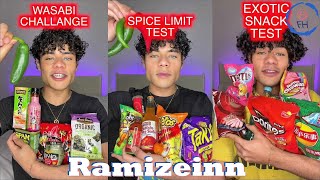 1 Hour Ramizeinn TikTok Videos 2022  Best of Ramizeinn TikToks Eating Spicy Food [upl. by Lorelle212]