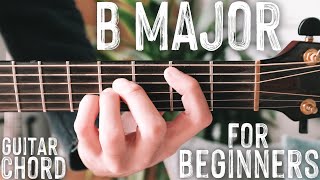 How To Play quotB Majorquot Guitar Chord  Beginner Guitar Chord Series 3 Shorts [upl. by Nnairrehs]