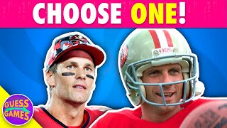 Save ONE NFL Legend 🏈 Who Would You Choose Cast Your Vote Now quiz rather [upl. by Llemrej698]