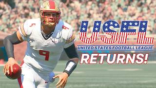 I Revived the USFL in Madden 25 amp Started Over with a Fantasy Draft [upl. by Hametaf273]