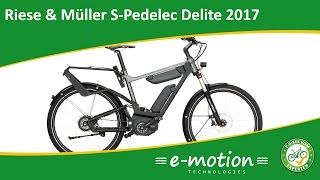 Riese amp Müller Delite 2017 – Neues SPedelec  HS mit Dual Battery ab 2017 [upl. by Eikcid]