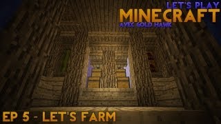 Minecraft SSP  05  Lets Farm [upl. by Dnomasor217]