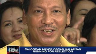 Caloocan Valenzuela Malabon mayors seek reelection [upl. by Eahsal565]