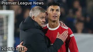 Solskjaer names the person who raised concerns about signing Ronaldo [upl. by Acirtap]