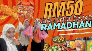 RM50 BAZAAR RAMADHAN CHALLENGE [upl. by Elleirda878]