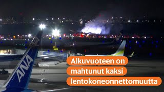 Kaksi harvinaista lentokoneonnettomuutta lähekkäin [upl. by Nyllewell655]