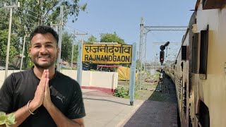 Train se Rajnandgaon station aur city view  Ghar wapsi [upl. by Nereen]