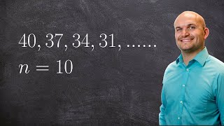 Learn how to find the partial sum of a arithmetic series [upl. by Dhiren]