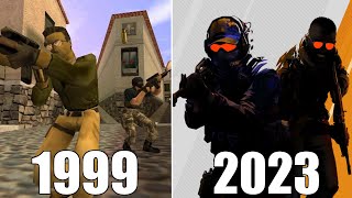 Evolution of CounterStrike Games 19992023 [upl. by Eusadnilem]