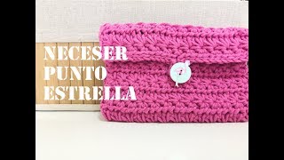 MONEDERO A CROCHET PUNTO ESTRELLA [upl. by Ambrogio107]