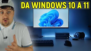 Aggiornare da Windows 10 a WINDOWS 11 senza tpm 20 e perdere dati [upl. by Nossaj]