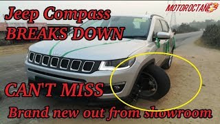 BREAKING JEEP COMPASS major break down in 3 hours  Compass clutch problem  MotorOctane [upl. by Cocks851]