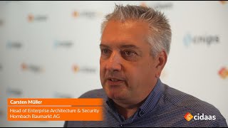 Carsten Müller from Hornbach explains why cidaas is the best CIAM solution 2 [upl. by Nyrmac143]