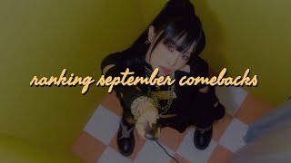 ranking september 2024 kpop comebacks [upl. by Nitreb15]