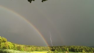 quotUnbekanntes Phänomenquot während Gewitter am 13052017 in Urdorf [upl. by Couchman]