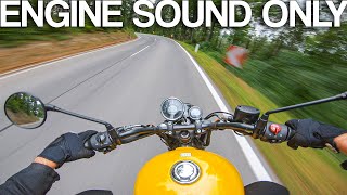 Royal Enfield Meteor 350 sound RAW Onboard [upl. by Elocaj]