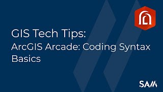 GIS Tech Tips ArcGIS Arcade Syntax Basics [upl. by Gadmon856]