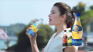 PUB ORANGINA JAPON オランジーナ SUNTORY  FAIT AU JAPON [upl. by Adlen]