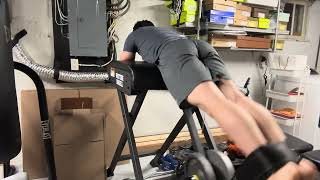 Reverse hyperextension 55lbs for 18 partials [upl. by Oaht]