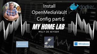 My Home Lab  OpenmediaVault 7  Config part 6  Create Config and test Docker [upl. by Anyehs378]