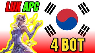 🟩 LUX ADC y el meta ANTI KOREANO de estar 4 EN BOT  LOLCITO MI RELIGION 🟩 [upl. by Josephina]