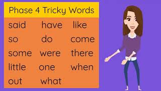 Phase 3 Tricky Words Song [upl. by Cutter]