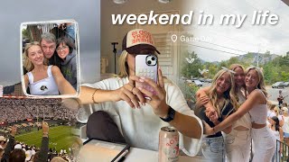 weekend vlog game day amp family in town [upl. by Kihtrak271]