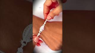 Beautiful new dijain silver bracelet 🌸ytshortsindia shorts youtubeshorts [upl. by Desberg]