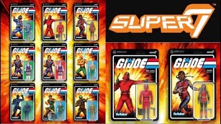 GI Joe Super7 ReAction Adding Tomax Xamot Red Laser Raven Combat Gladiator Duke amp Snake Eyes [upl. by Annahsat]