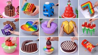 1000 Easy Colorful Cake Decorating You Can Try At Home  Beautiful Chocolate Cake Compilation [upl. by Ynnub627]