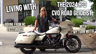 LIVING WITH a CVO Road Glide ST  Ride and Review from STURGIS to NC [upl. by Kcid28]