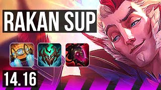 RAKAN amp Smolder vs THRESH amp Miss Fortune SUP  1600 games 5319  NA Grandmaster  1416 [upl. by Gnos]