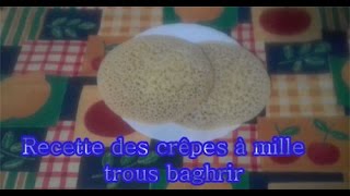 recette des crêpes à mille trous [upl. by Mindi]