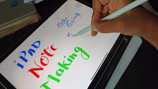 Note making on iPad  Best note making apps for iPad Onenote  Goodnotes for UPSC MBBS Apple [upl. by Ahsenod]