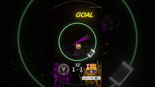 INTER MIAMI VS BARCELONA 🔥 messi footballclubsmarblerace marblerace footballedits intermiami [upl. by Polivy]