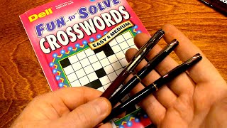 Crossword Puzzle 14 Start to Finish  ASMR Sleep [upl. by Nodnalb548]