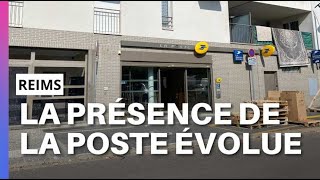 La présence de La Poste évolue à Reims [upl. by Colwell770]