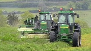 🇮🇪🤩🌾JOHN DEERE Big 40s Mowing [upl. by Batha784]