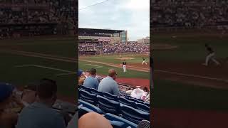 blue Wahoos vs brazes pt5 video shorts minorleaguebaseball [upl. by Daenis]