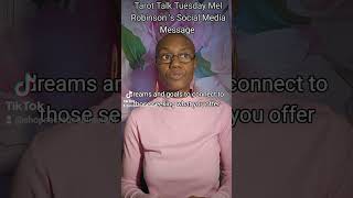 Tarot Talk Tuesday Mel Robinson s Social Media Message narcissisticpartner [upl. by Ahsemal]