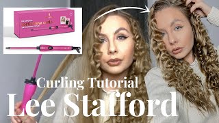 Corkscrew Curls Tutorial 2022  Lee Stafford Chopstick Curler Review  How to Curl long hair [upl. by Maxentia]