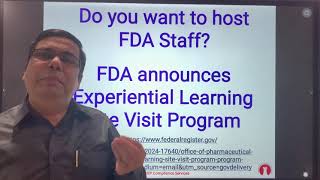 Experiential Learning Site Visit Program by FDA [upl. by Harolda]