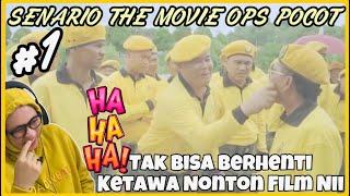 REACTION❗️SENARIO OPS POCOT PART 1  TAK BERENTI KETAWA NONTON FILM NII😂🤣 [upl. by Uhayile]