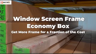 Screen Frame Economy Box [upl. by Annirak]