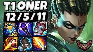 T1 Oner Nidalee vs Diana  Jungle  Patch 1414 Korea Grandmaster ✅ [upl. by Borden414]