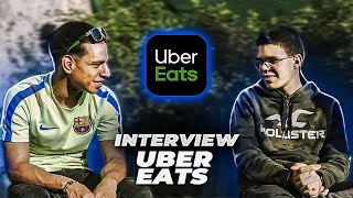 UBER EATS  La guerre entre les livreurs interview [upl. by Nylsirhc]