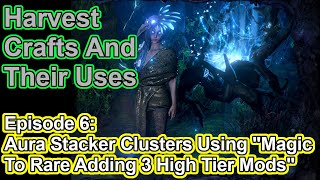 POE Harvest Crafts Aura Stacking Cluster Jewels  Introspection  Good Mods  Path of Exile 318 [upl. by Pussej712]